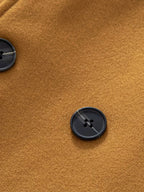 Męski Płaszcz Dwurzędowy