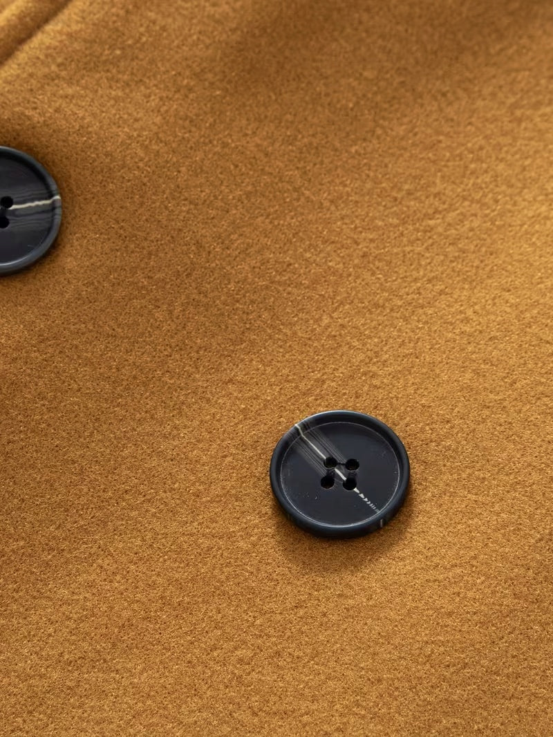 Męski Płaszcz Dwurzędowy