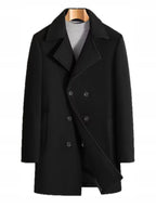 Męski Płaszcz Dwurzędowy