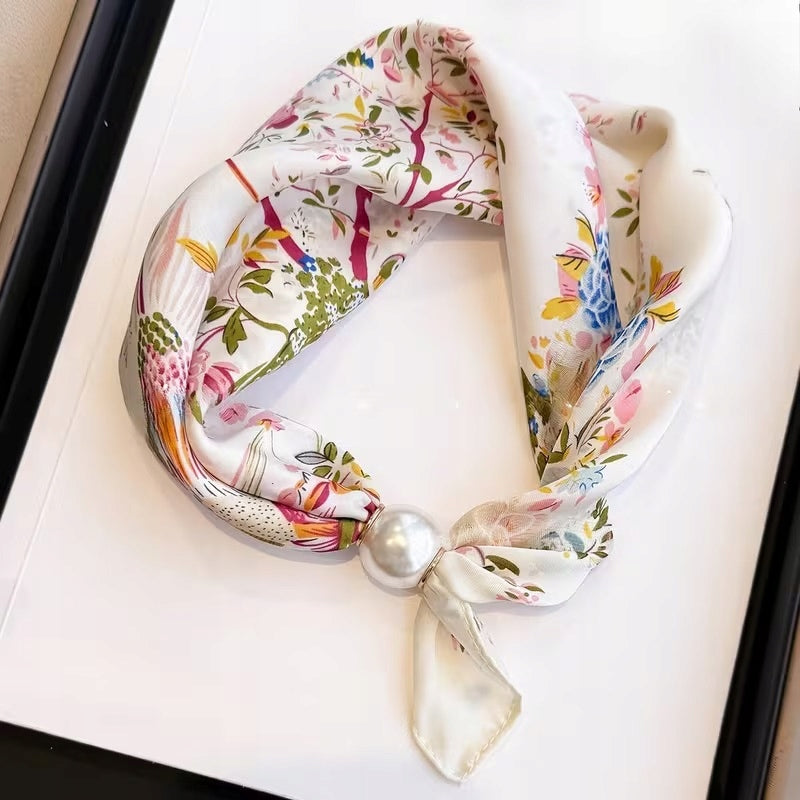 Women's floral scarf