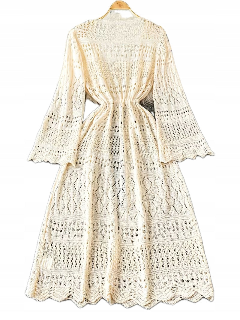 Damska Sukienka Plażowa z Wiskozy